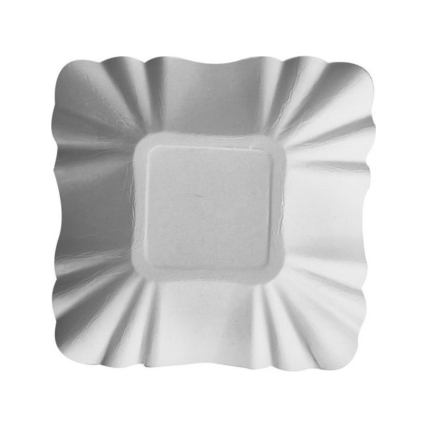 Demoskål PURE FSC 9x9x3cm vit 250/fp