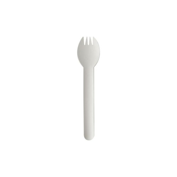 Sporks papper sked/gaffel 160mm 100/fp