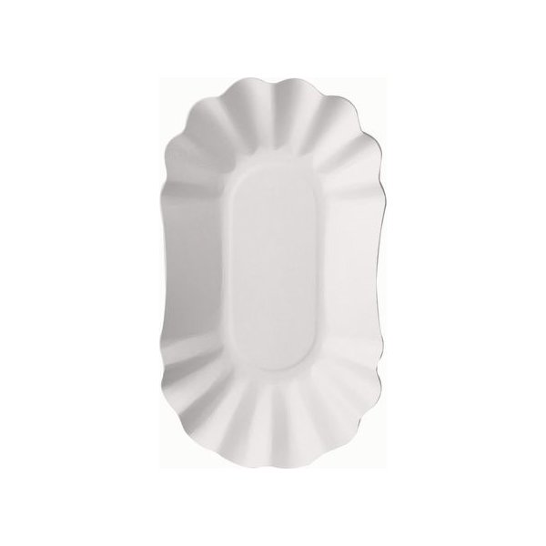 Tallrik PURE 105x175x30mm vit 250/fp