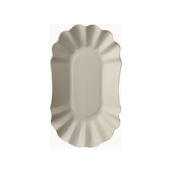 Tallrik PURE 105x200x35mm vit 250/fp