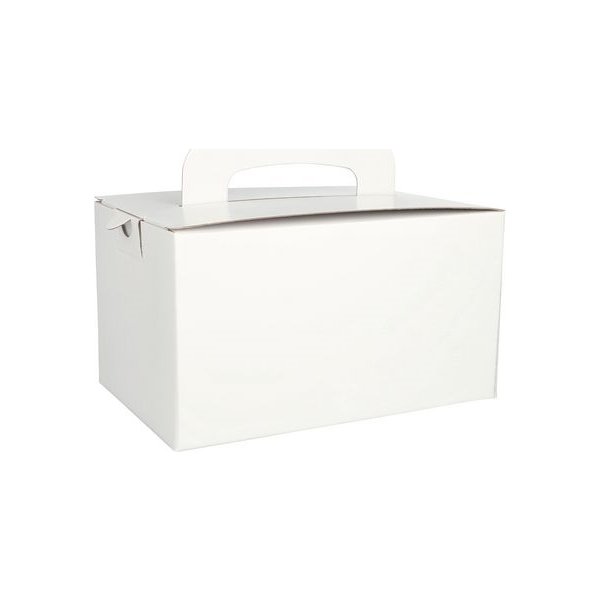 Lunchlåda 125x155x225mm vit 20/fp