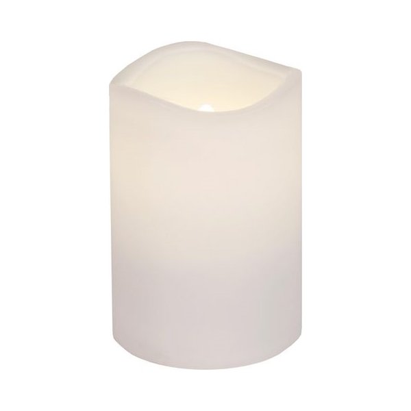 Blockljus STAR T Paul LED 11,5cm vit