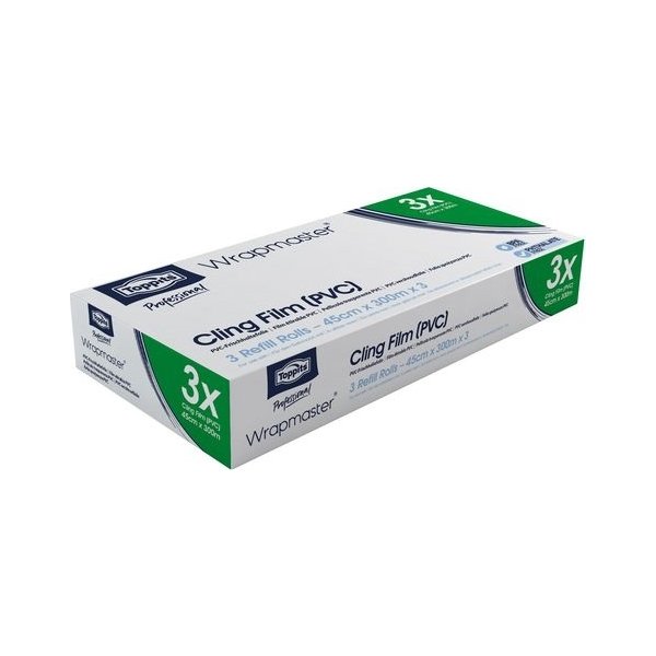 Plastfolie TOPPITS PVC 45cmx300m 3/fp