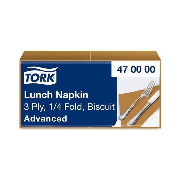 Servett TORK Lunch 3-lags beige 150/fp