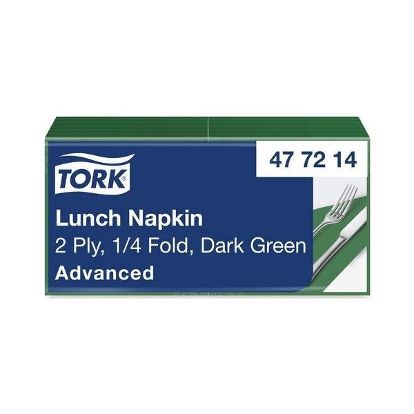Servett TORK Lunch 2-lags grön 200/fp