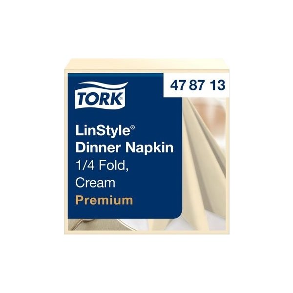 Servett TORK LinStyle creme39x39cm 50/fp