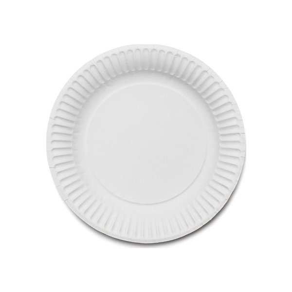 Tallrik vit 18cm 50/fp