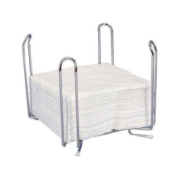 Servetthållare 18x18x17cm krom