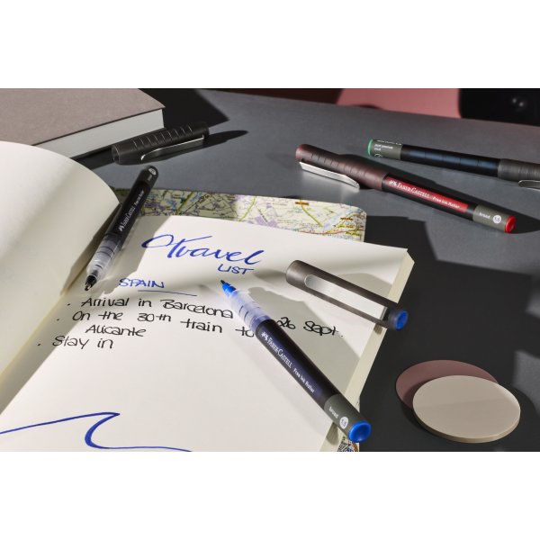 Faber-Castell Free Ink Rollerballpenna, B, Blå