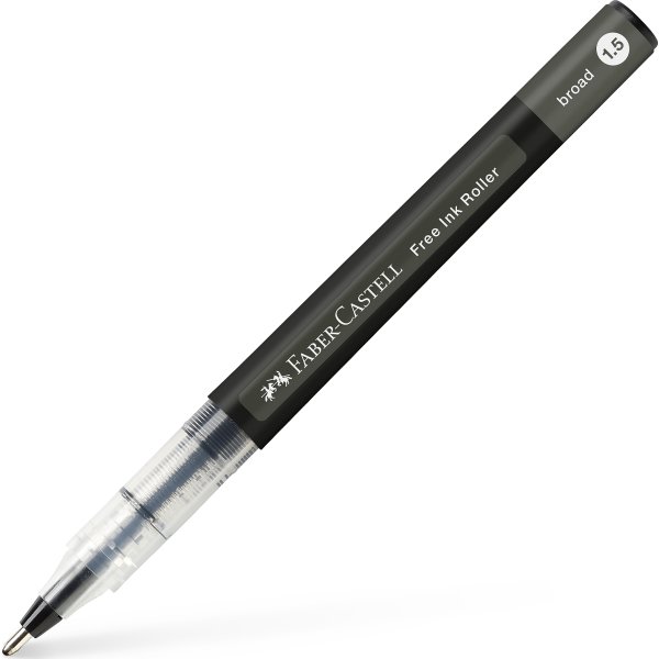 Faber-Castell Free Ink Rollerballpenna, B, Svart