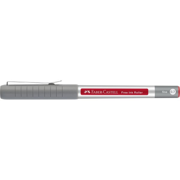 Faber-Castell Free Ink Rollerballpenna, EF, Röd