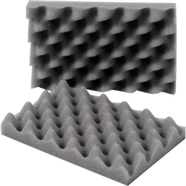 Blått skuminlägg till postpaket 287x173x25/40 mm