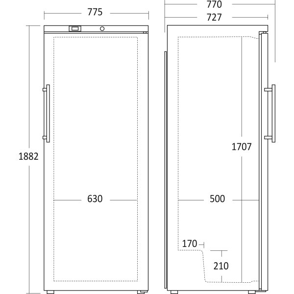 Scancool Kylskåp - GUR590WB