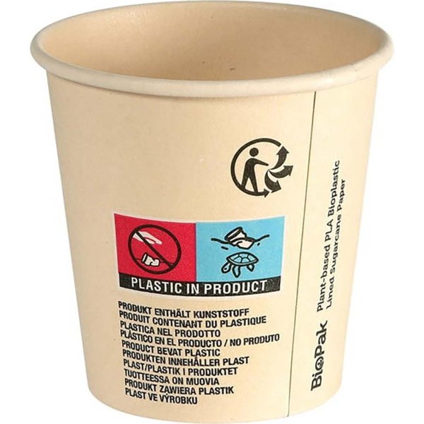 Bägare DUNI Bagasse 12cl 50/fp