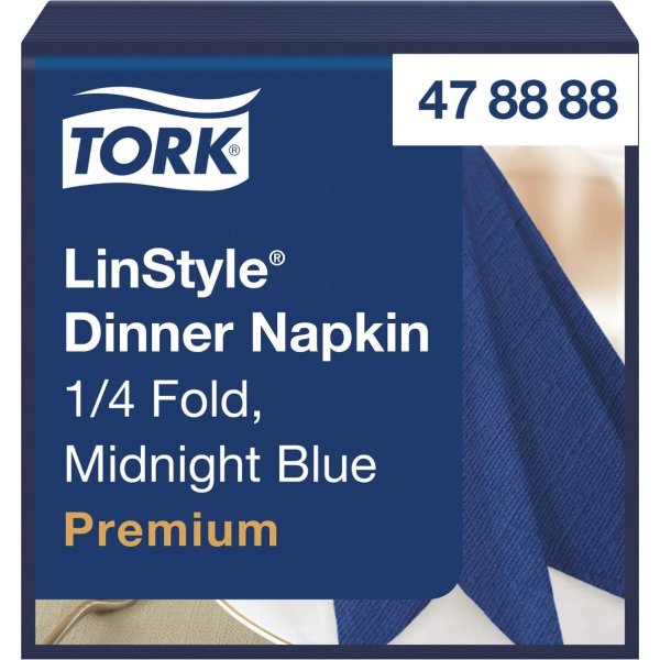 Servett TORK LinStyle blå 39x39cm 50/fp