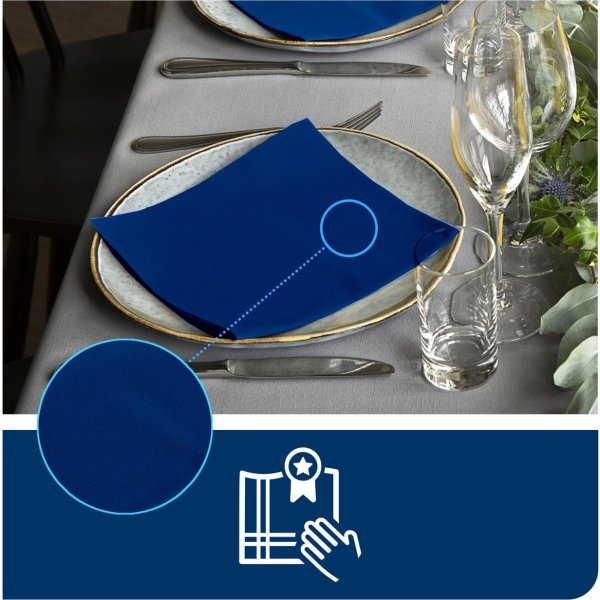 Servett TORK LinStyle blå 39x39cm 50/fp