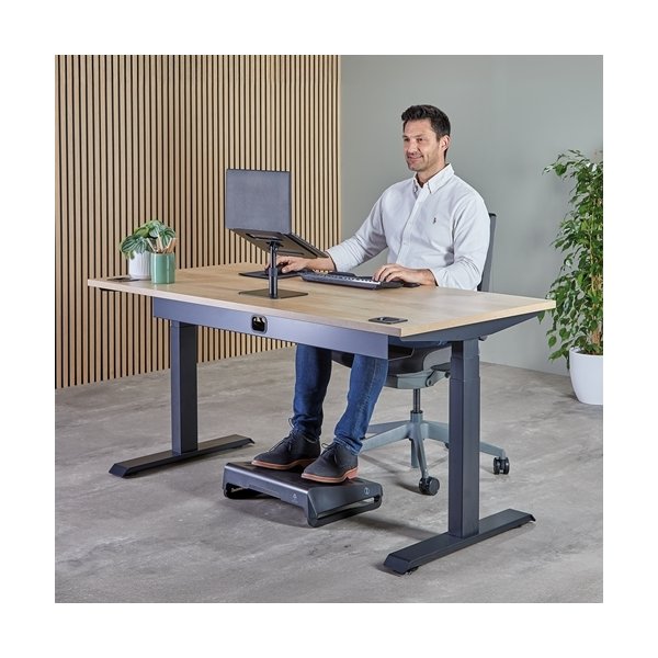 Fellowes Alumia Laptopställ för skrivbord, svart