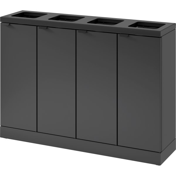 Bica 891 Avfallsstation, 4x60 L, Antracit