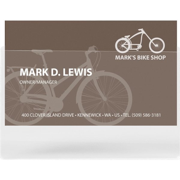 Peel & Seal visitkortsficka, 95 x 60 mm, 100 st.