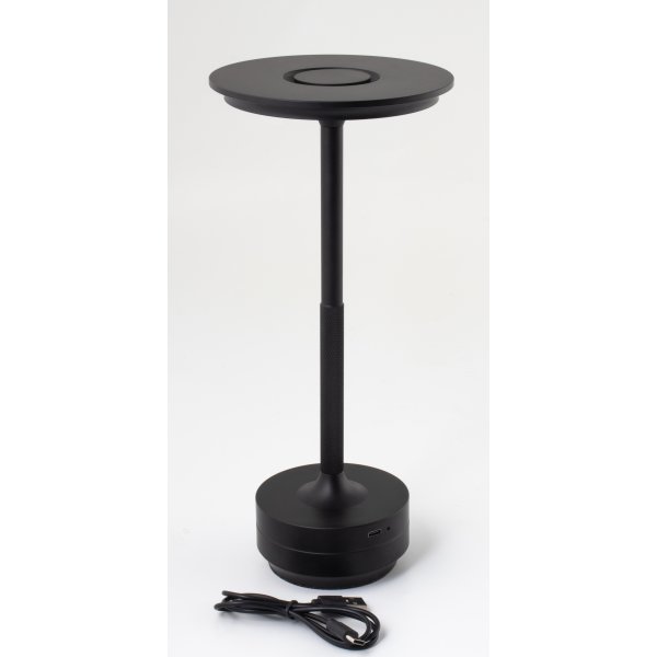 by Gaard Laddningsbar Lampa 28 x 13 cm, svart