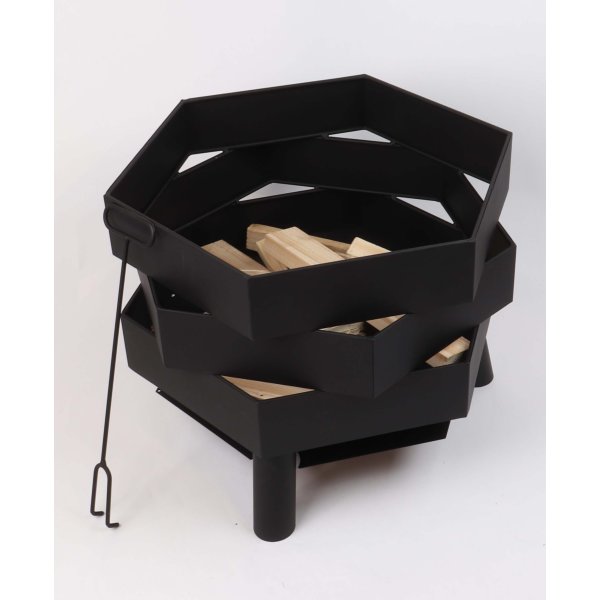 by Gaard Hexa Eldstad 46 x 46 x 35,5 cm