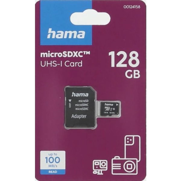 HAMA Minneskort - Micro SDHC 128GB Class 10