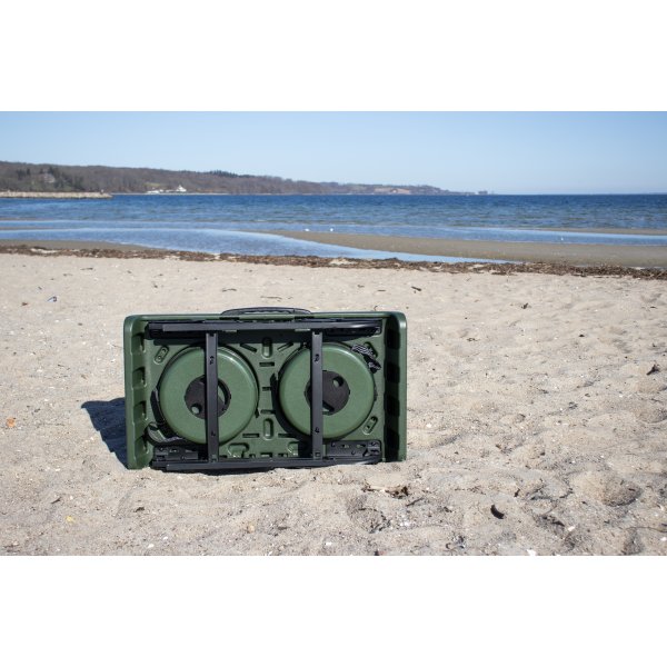 CapableX Hopfällbart set bord & pallar m/led