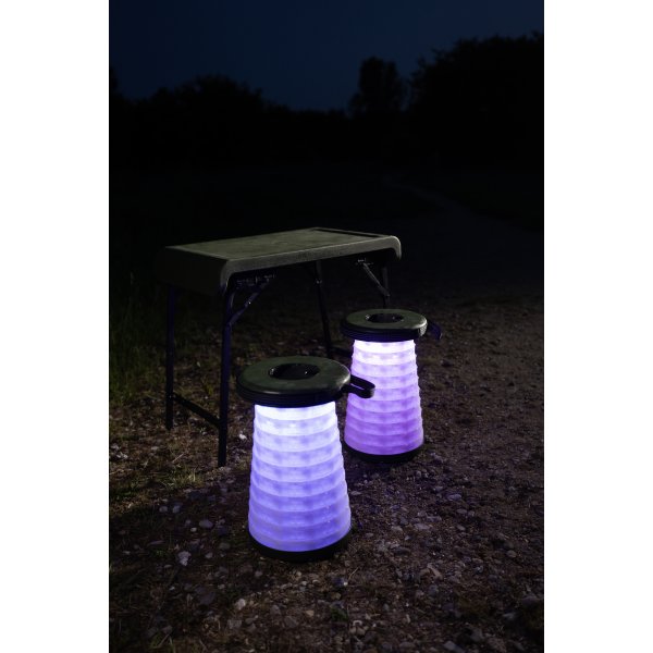 CapableX Hopfällbart set bord & pallar m/led