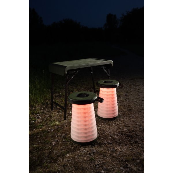 CapableX Hopfällbart set bord & pallar m/led