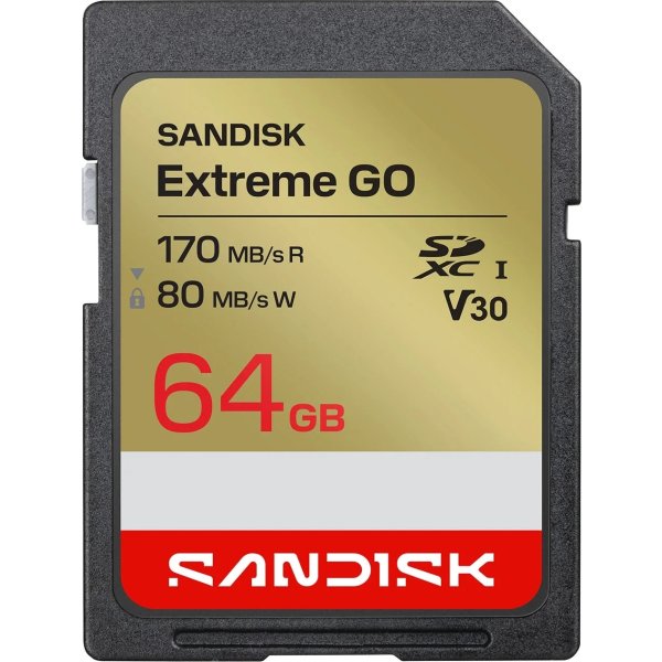 SANDISK Minneskort - SD Extreme GO 64GB