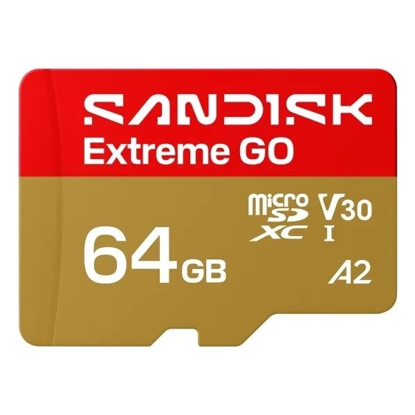 SANDISK Minneskort - MicroSD Extreme GO 64GB