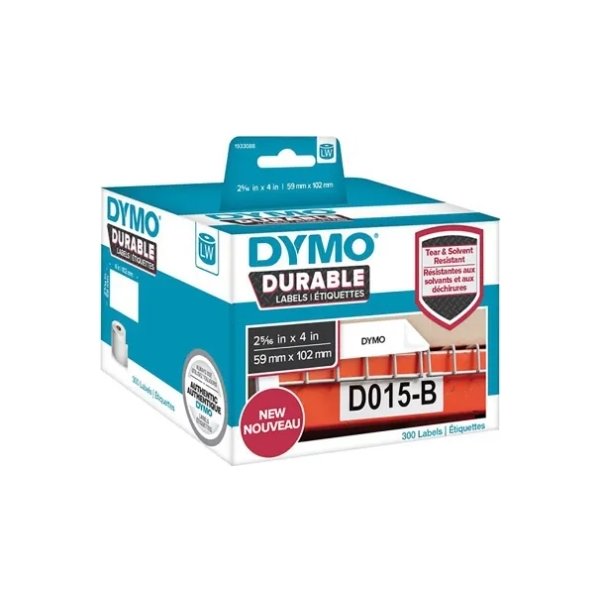Dymo LabelWriter Durable etiketter storlek 59x102 