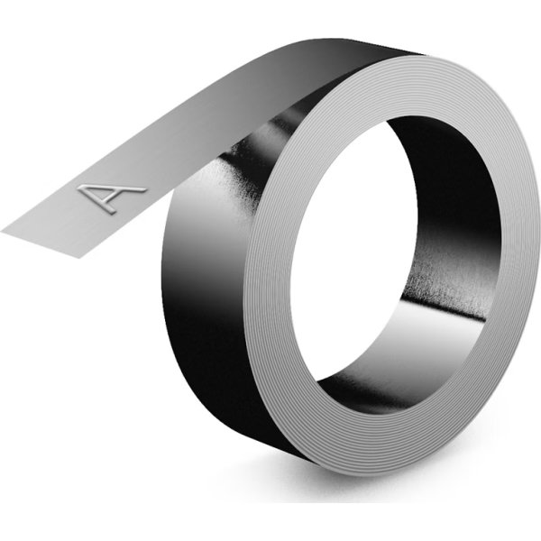 Dymo 3D rostfritt stål, präglingstape utan lim, 12