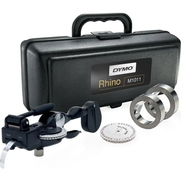 Dymo Rhino M11 metall präglad stav