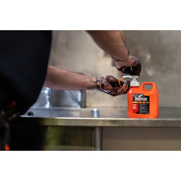 Swarfega Heavy Duty handrengöring Orange, 1L, pump
