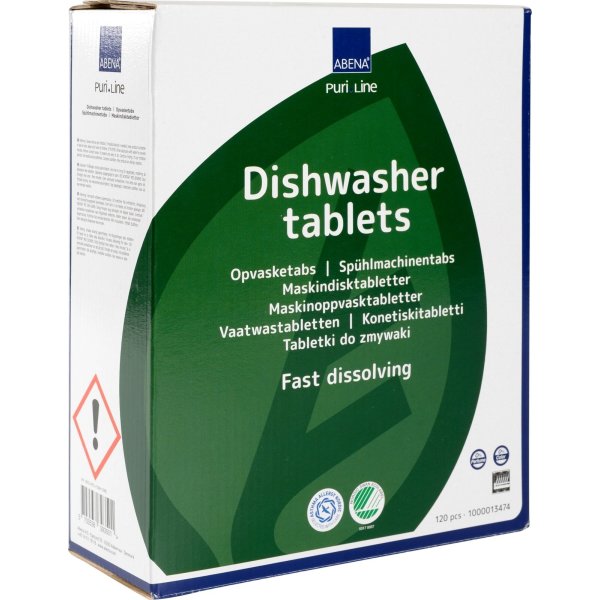 Diskmaskinstabletter | Industrimaskin | 120 st.