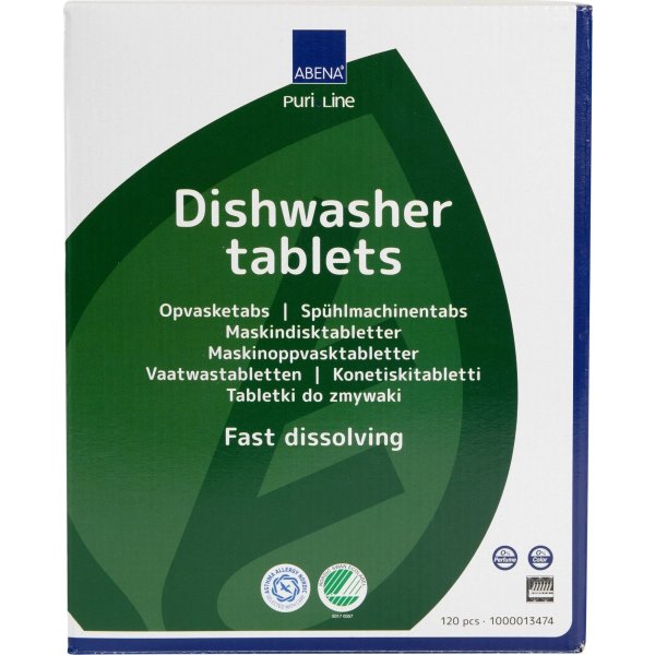 Diskmaskinstabletter | Industrimaskin | 120 st.