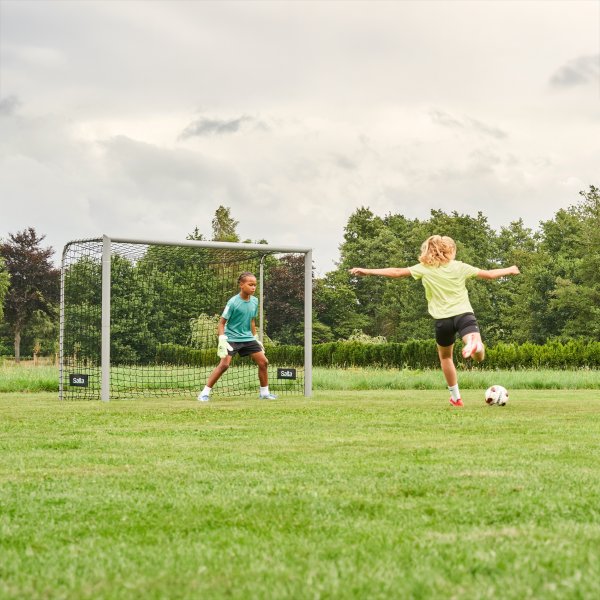 Salta Champion Fotbollsmål 240x160x85 cm, Grå