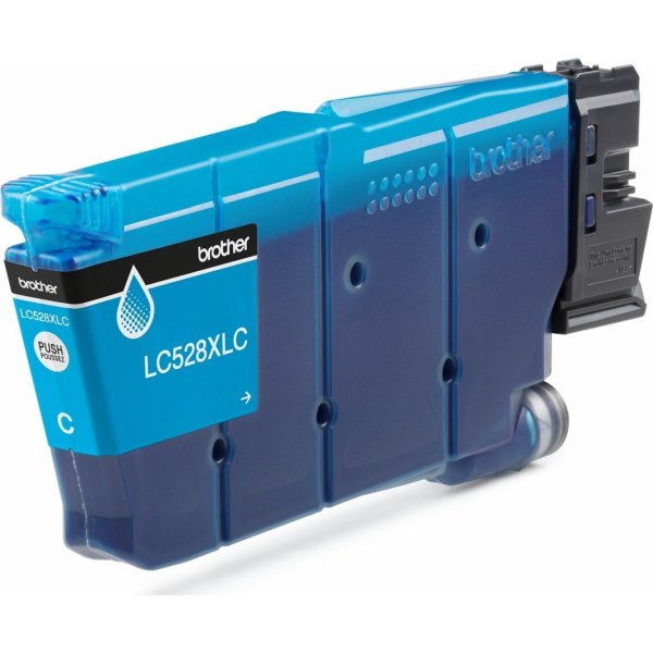 Brother LC528XLC bläckpatron, cyan, 10.000 sidor