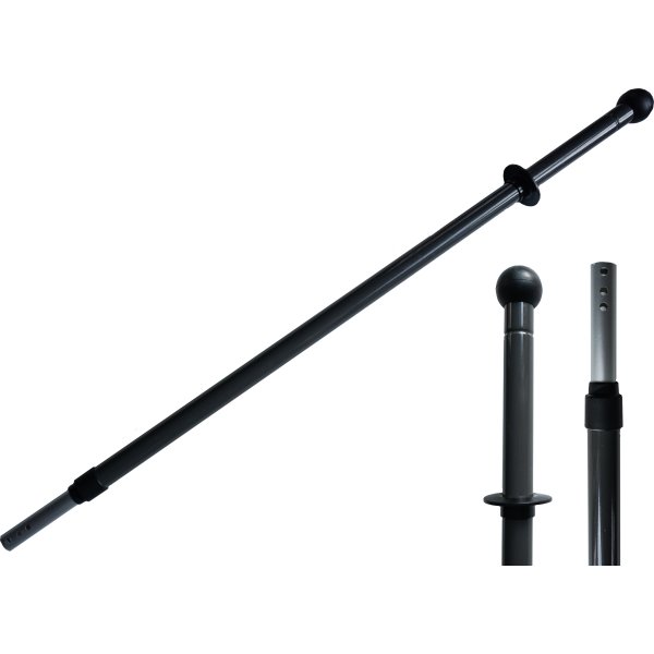 Telekopiskaft Ergo m/ kulhandtag, 100-180 cm,