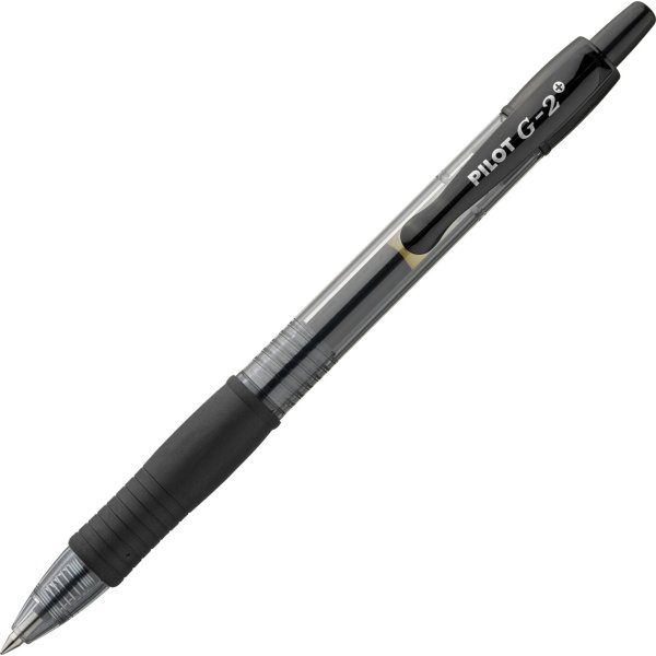Pilot G-2+ gelpenna, 0,5 mm, svart