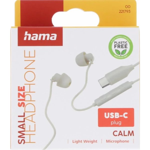 Hama Hörlurar Calm - In-Ear