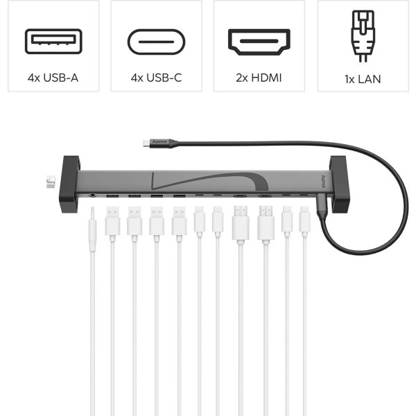 Hama Dockningsstation USB-C 12 Portar