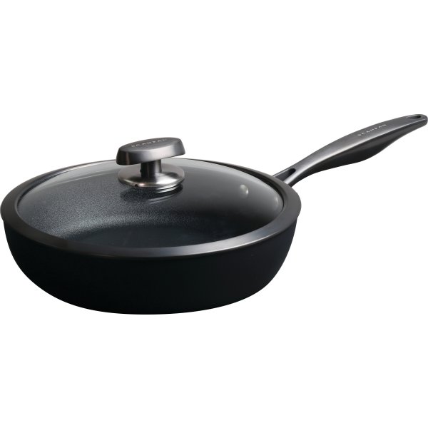 Scanpan Pro SB+ Sauterpanna med glaslock, 28 cm.