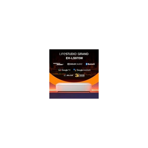 Epson projektor EpiqVision Ultra LS970W, vit