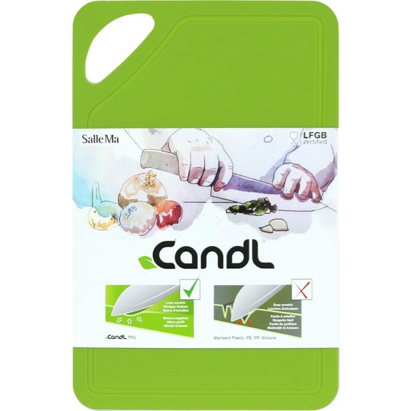 Candl TPU Skärbräda, 26x17 cm, grön