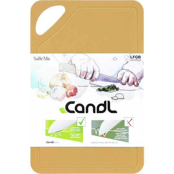 Candl TPU Skärbräda, 26x17 cm, kräm