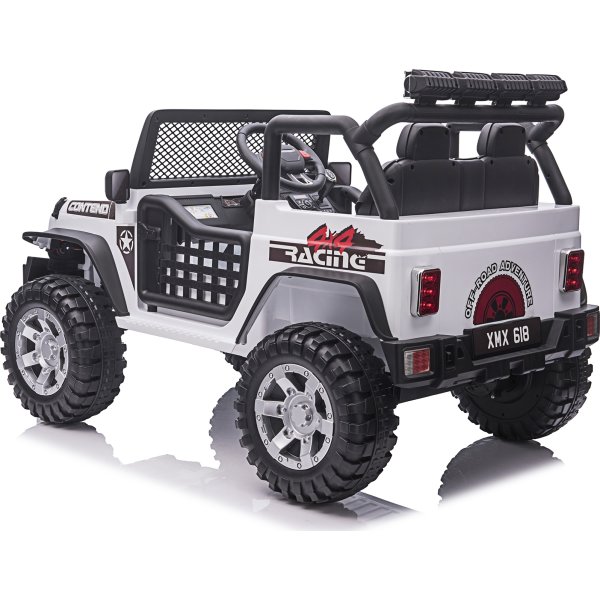 NORDIC PLAY Elbil Offroader 4x12,8V, vit