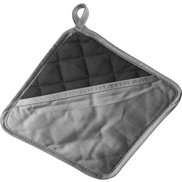 Westmark Grytlappar, silikon/bomull, grå, 2 st.