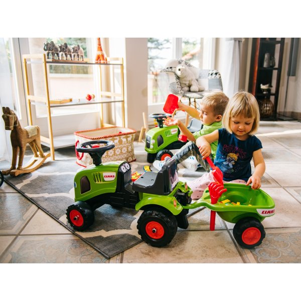 FALK Claas traktor med släp och tillbehör